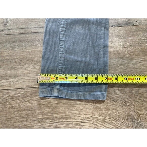 KATIN Corduroy Mens 30X30 Button Fly Gray Casual Stretch Flat Front Pants - Picture 8 of 12